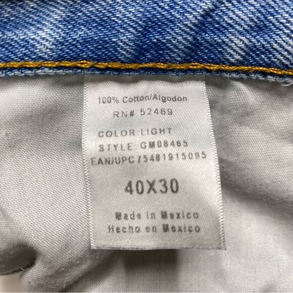 Custom Punk Emo Grunge Spiderweb Denim Jeans Sz 30x30 PLEASE READ DETAILS - Picture 9 of 11